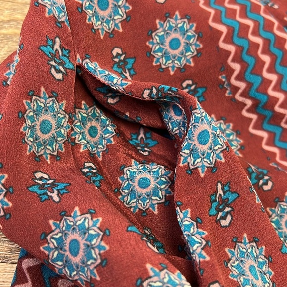 Tolani Women’s Bohemian Bell Sleeved Mini Dress Size Large - Picture 11 of 12